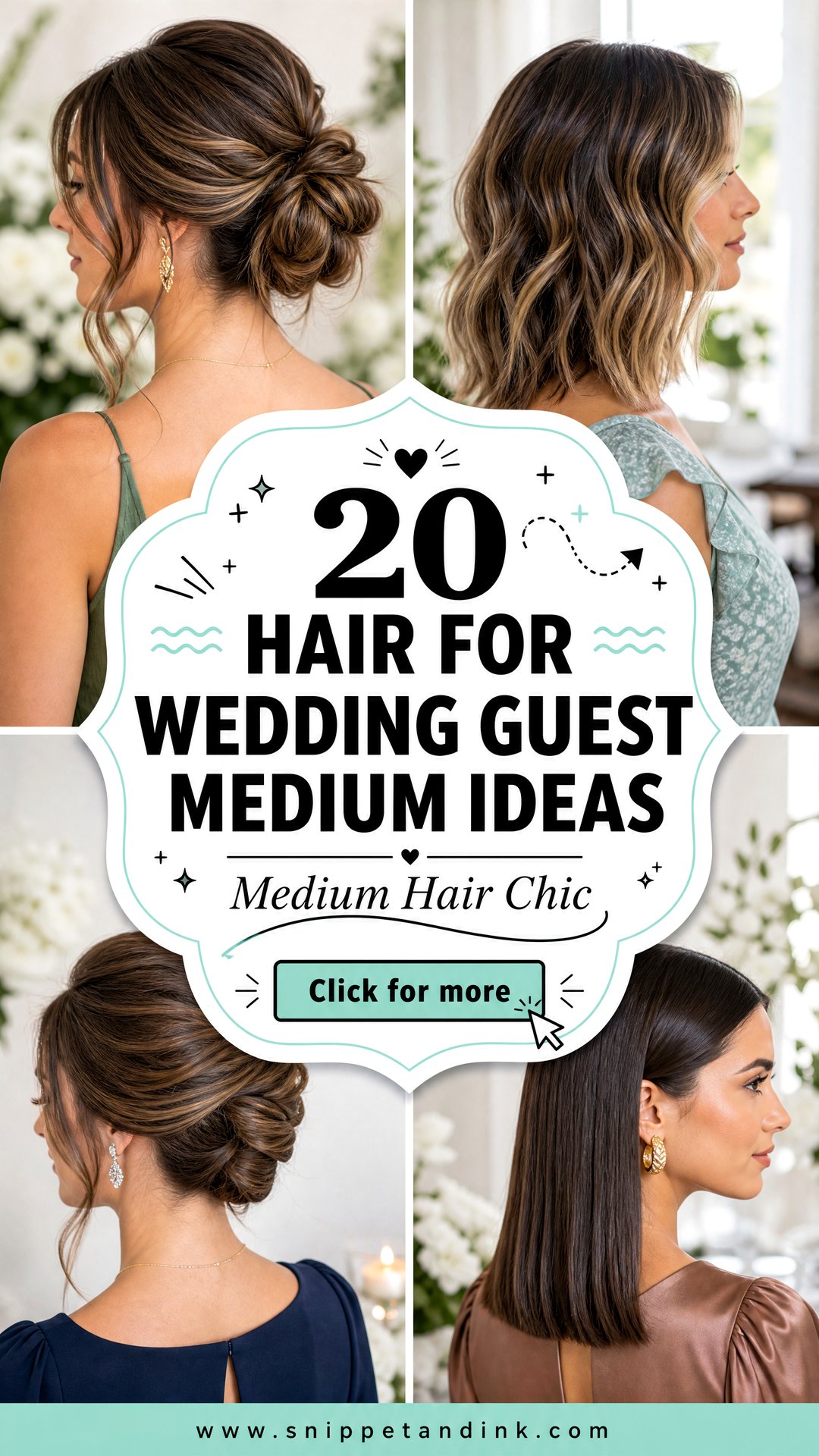 20 Hair for Wedding Guest Medium Ideas That Feel Chic - 20 Hair for Wedding Guest Medium Ideas That Feel Chic