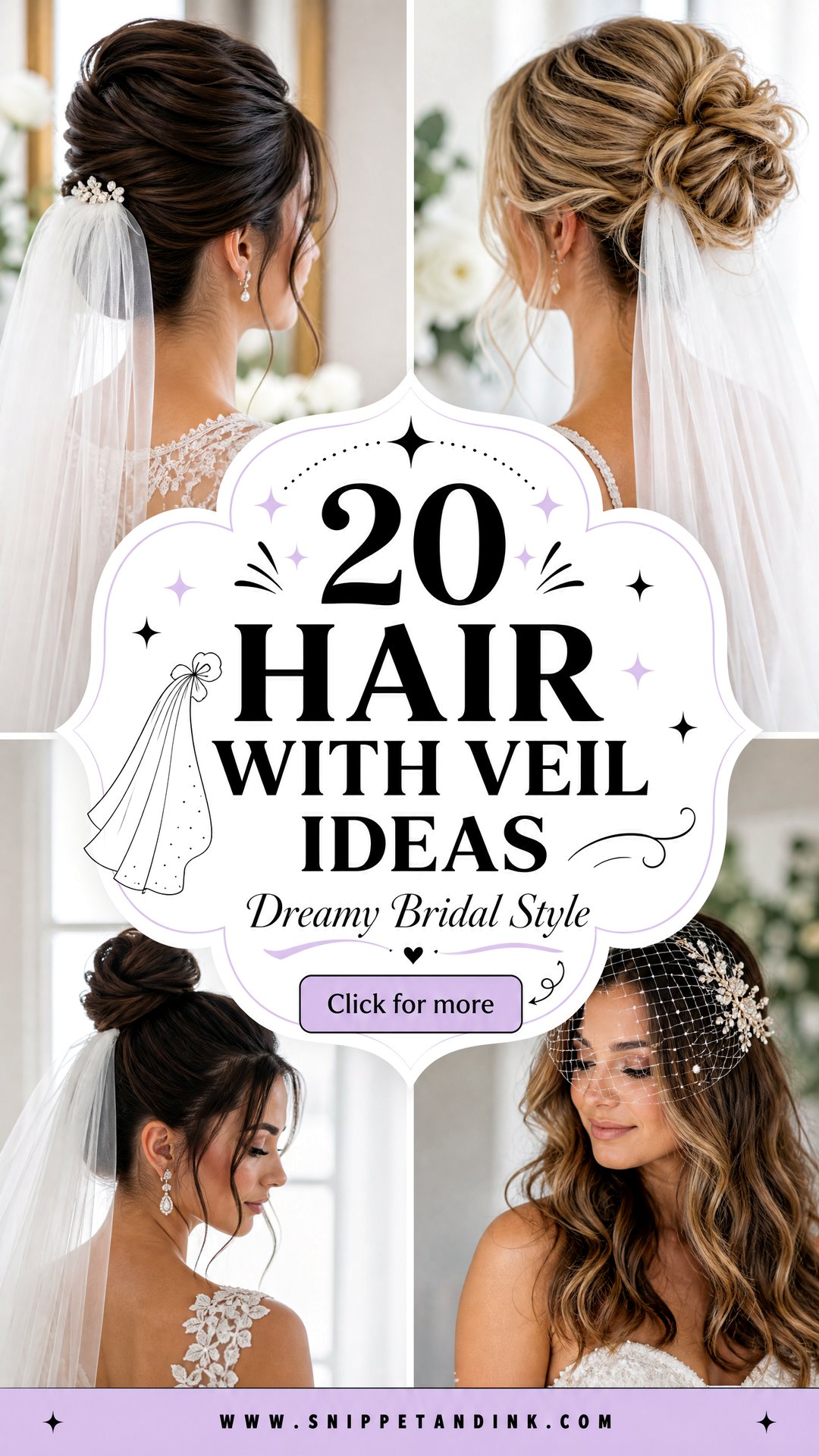 20 Hair with Veil Ideas for a Dreamy Bridal Style - 20 Hair with Veil Ideas for a Dreamy Bridal Style
