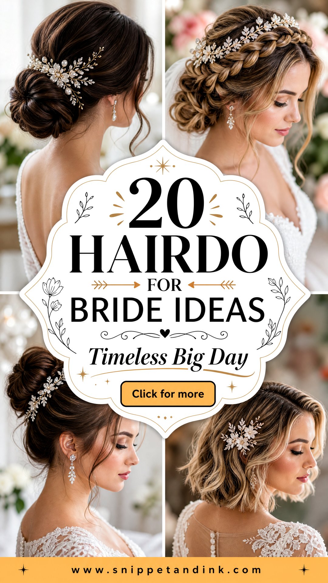 20 Hairdo for Bride Ideas for a Timeless Big Day - 20 Hairdo for Bride Ideas for a Timeless Big Day