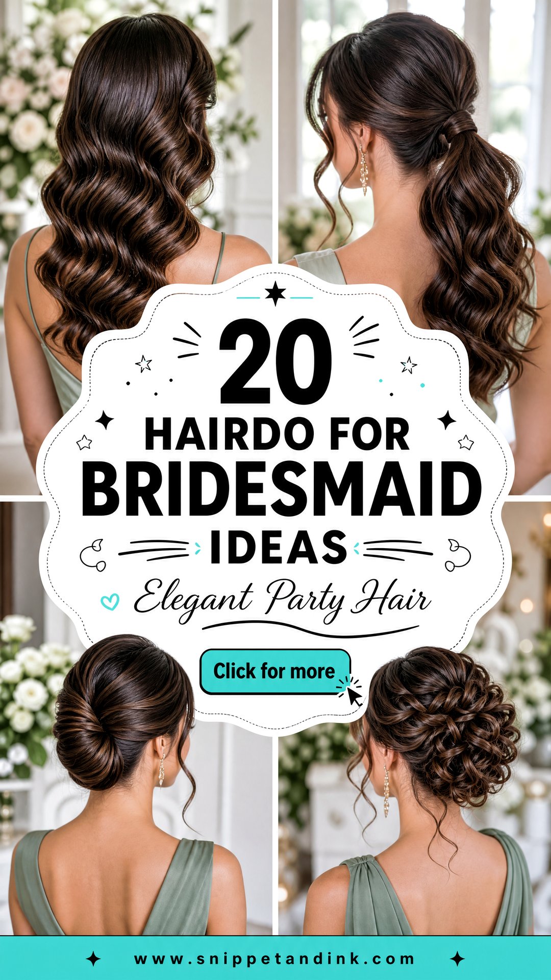 20 Hairdo for Bridesmaid Ideas for Elegant Parties - 20 Hairdo for Bridesmaid Ideas for Elegant Parties