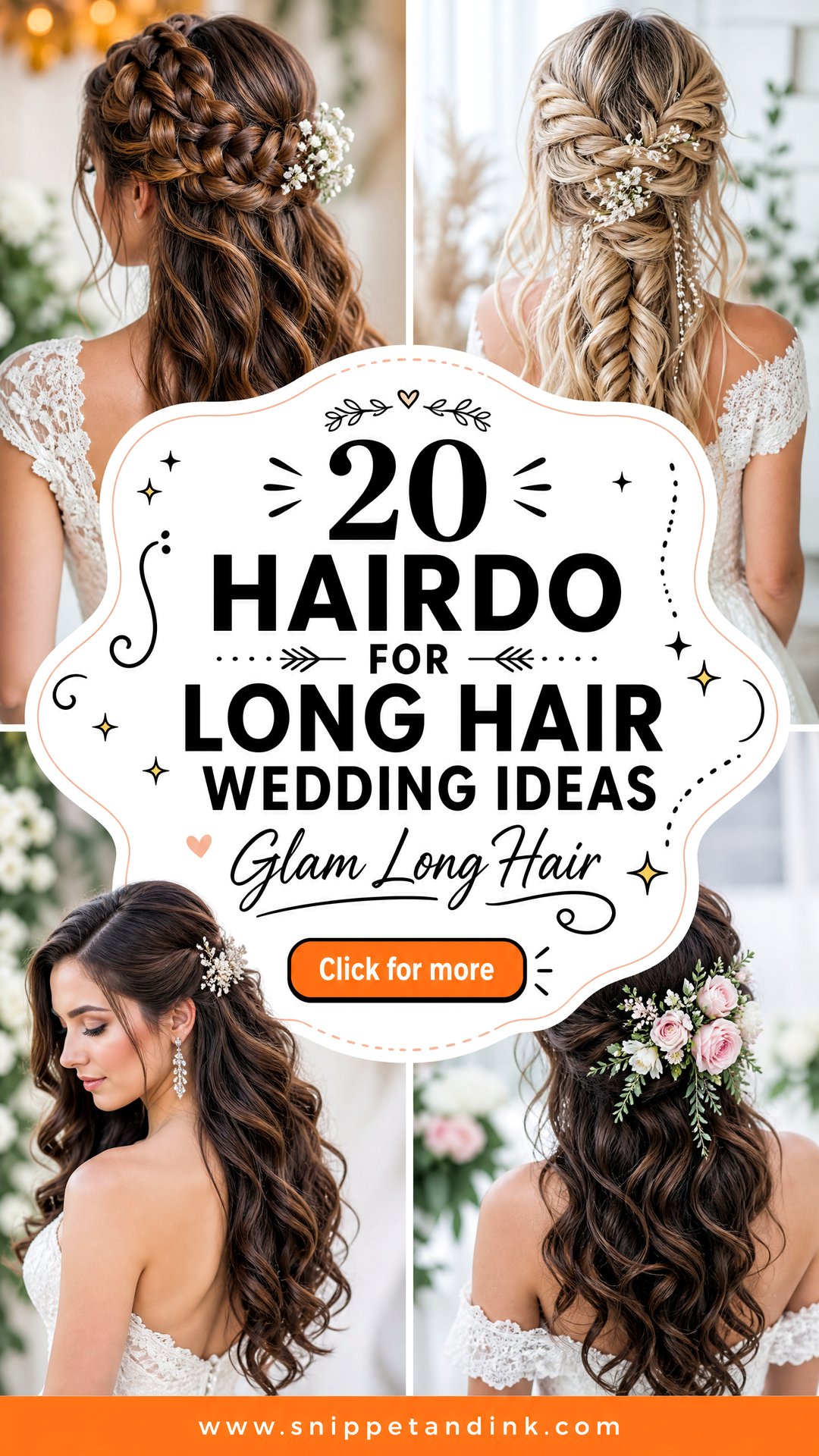 20 Hairdo for Long Hair Wedding Ideas for Glam Looks - 20 Hairdo for Long Hair Wedding Ideas for Glam Looks