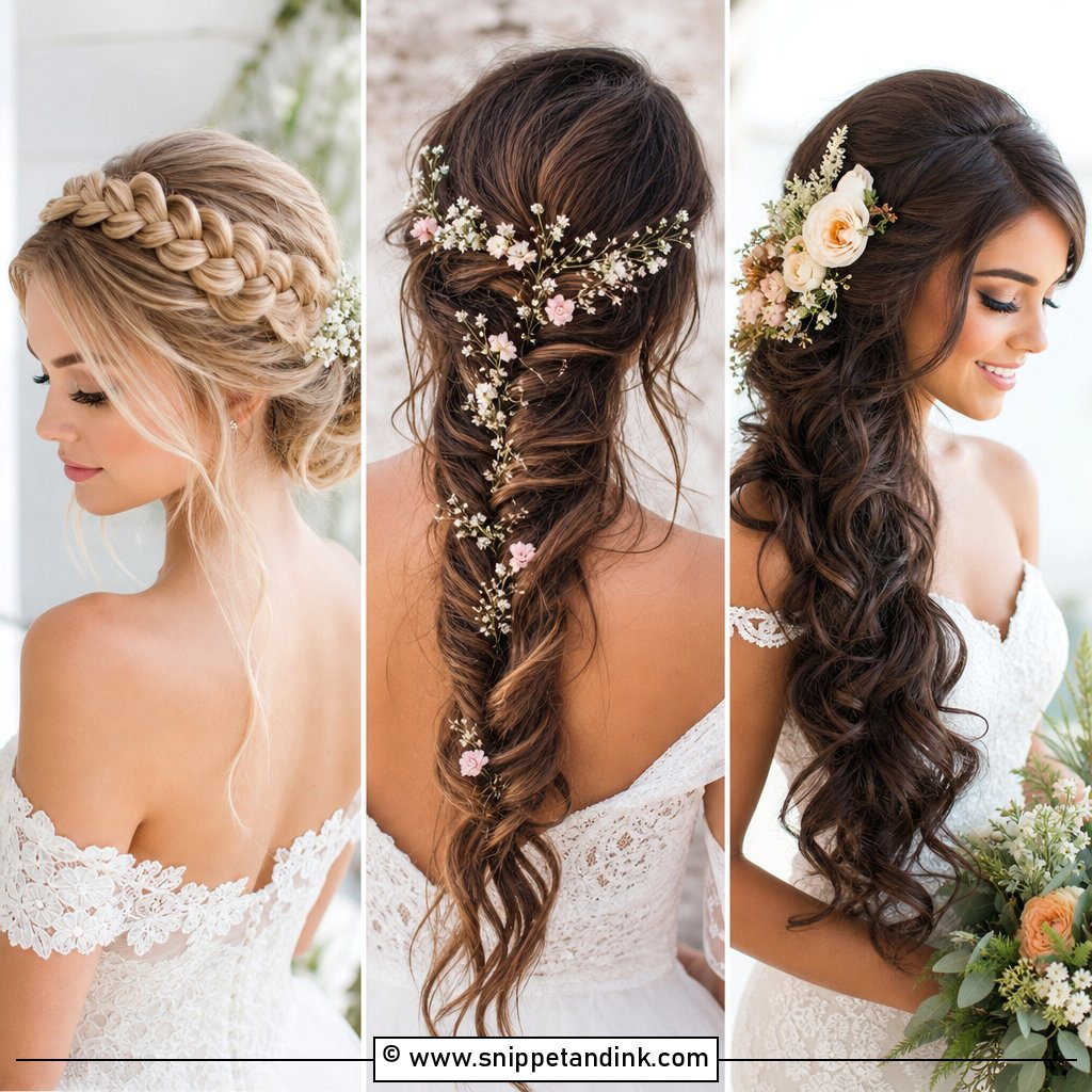 20 Hairdo for Long Hair Wedding Ideas for Glam Looks
