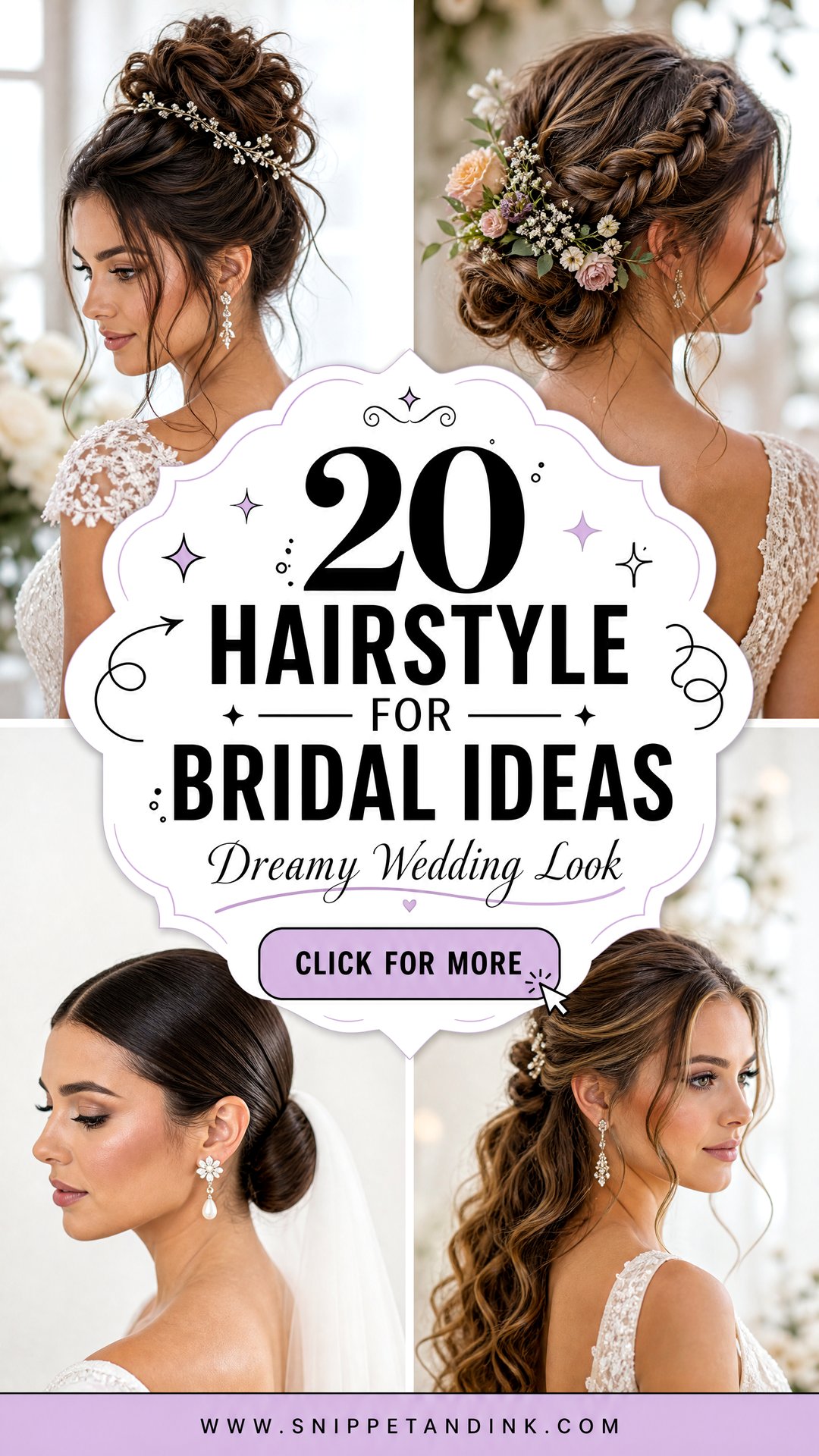 20 Hairstyle for Bridal Ideas for a Dreamy Wedding Look - 20 Hairstyle for Bridal Ideas for a Dreamy Wedding Look