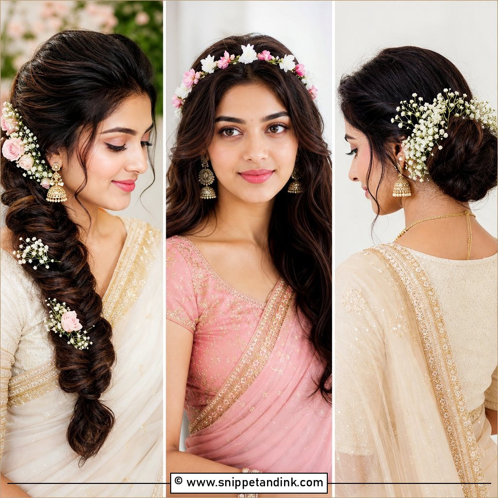 20 Hairstyle for Haldi Bride Ideas for a Radiant Look