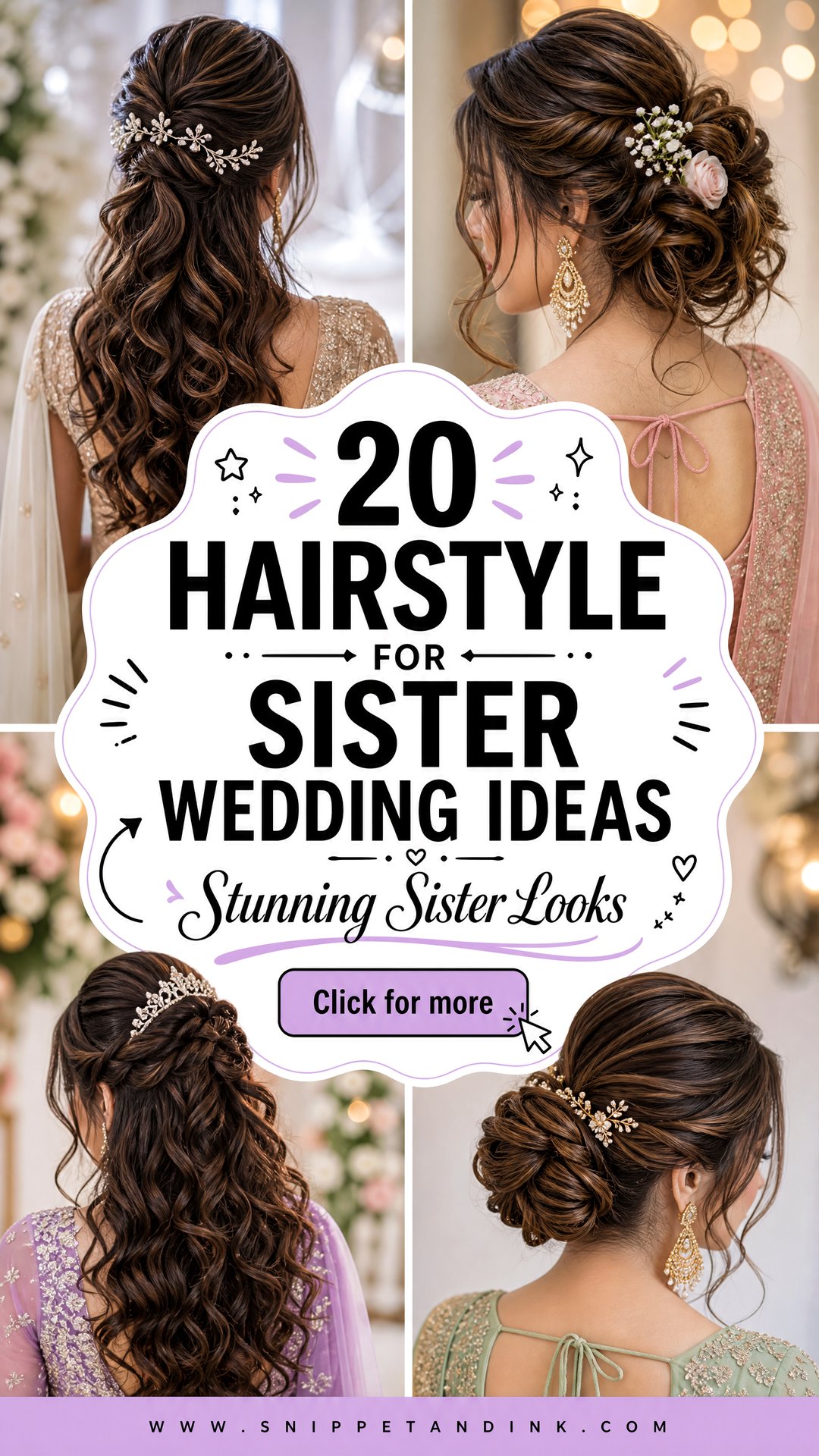 20 Hairstyle for Sister Wedding Ideas to Look Stunning - 20 Hairstyle for Sister Wedding Ideas to Look Stunning