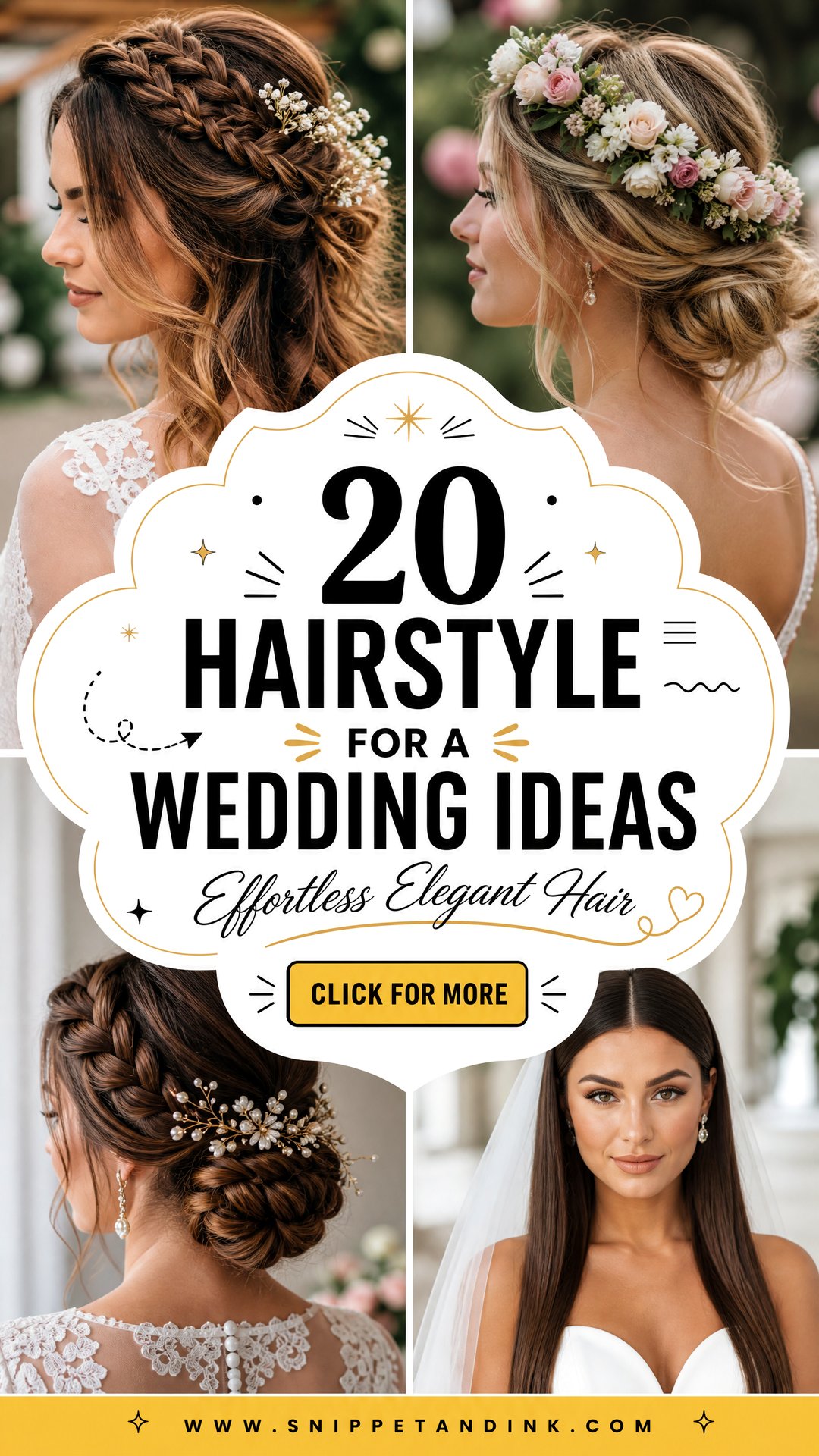 20 Hairstyle for a Wedding Ideas for Effortless Elegance - 20 Hairstyle for a Wedding Ideas for Effortless Elegance