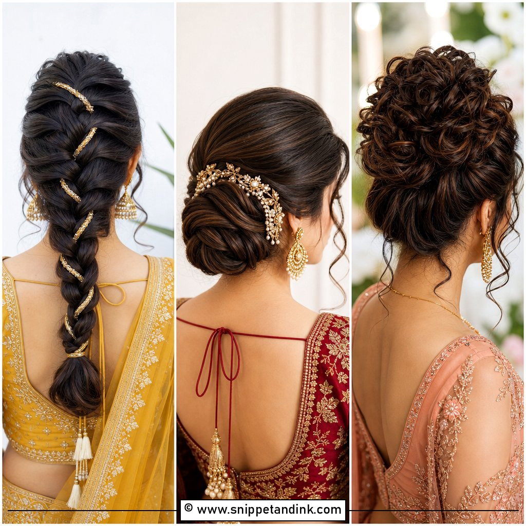 20 Hairstyles for Desi Weddings Glam Festive Looks to Try