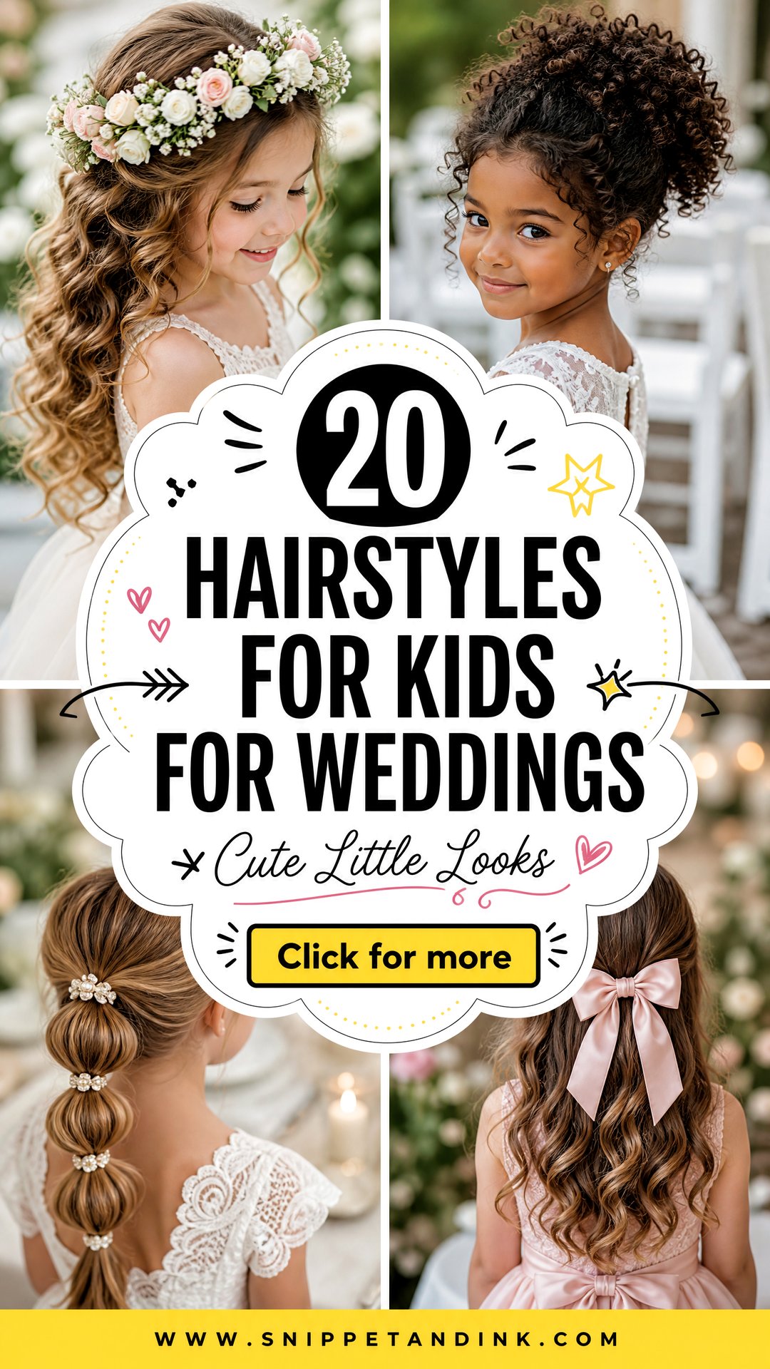 20 Hairstyles for Kids for Weddings Cute Easy Looks - 20 Hairstyles for Kids for Weddings: Cute Easy Looks