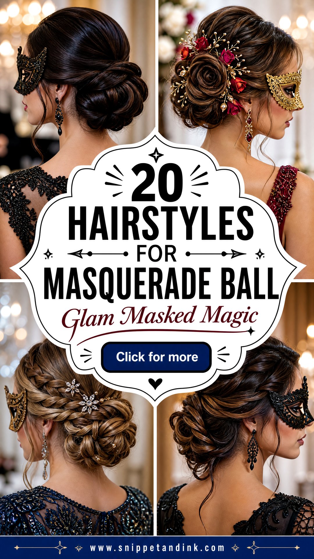 20 Hairstyles for Masquerade Ball Glam Looks to Try - 20 Hairstyles for Masquerade Ball: Glam Looks to Try