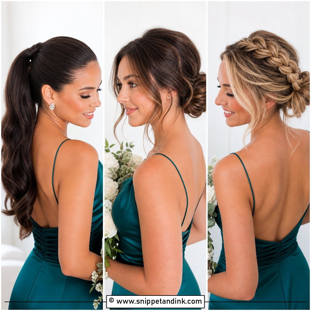 20 Hairstyles for Wedding Bridesmaid Pretty Party Looks