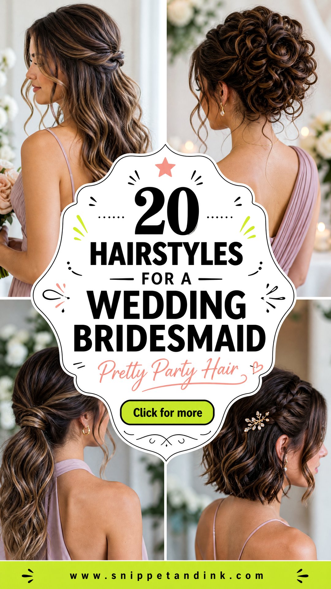 20 Hairstyles for a Wedding Bridesmaid Pretty Updos and Waves - 20 Hairstyles for a Wedding Bridesmaid: Pretty Updos & Waves