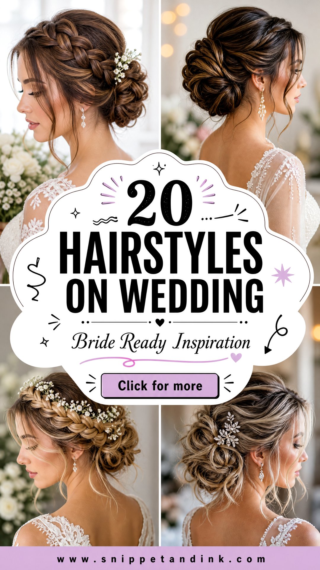 20 Hairstyles on Wedding for Chic Bride-Ready Inspiration - 20 Hairstyles on Wedding for Chic Bride-Ready Inspiration