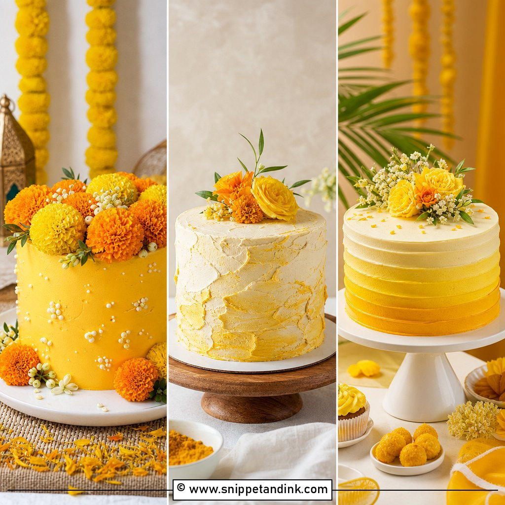 20 Haldi Cake Ideas for Colorful Celebration Moments