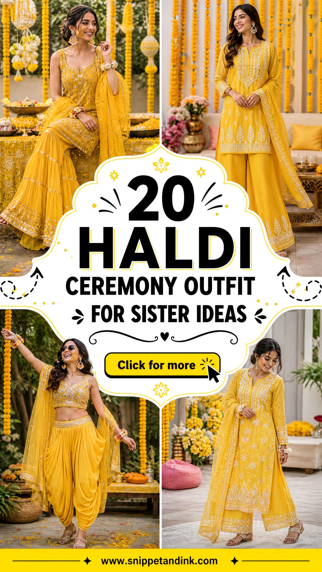 20 Haldi Ceremony Outfit for Sister Ideas for a Joyful Day - 20 Haldi Ceremony Outfit for Sister Ideas for a Joyful Day