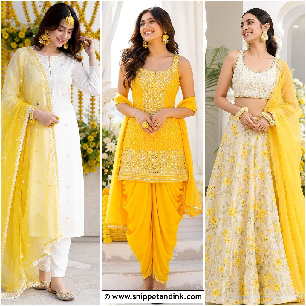20 Haldi Function Dress for Sister Ideas for a Joyful Family Look