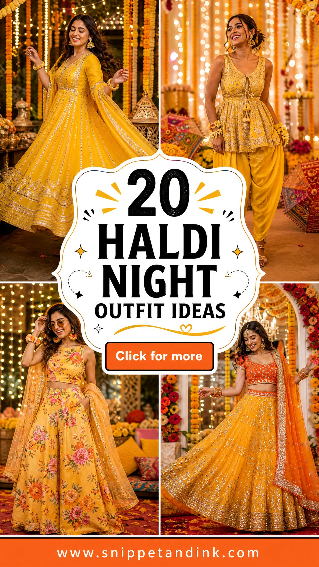 20 Haldi Night Outfit Ideas for a Bright Festive Celebration - 20 Haldi Night Outfit Ideas for a Bright, Festive Celebration