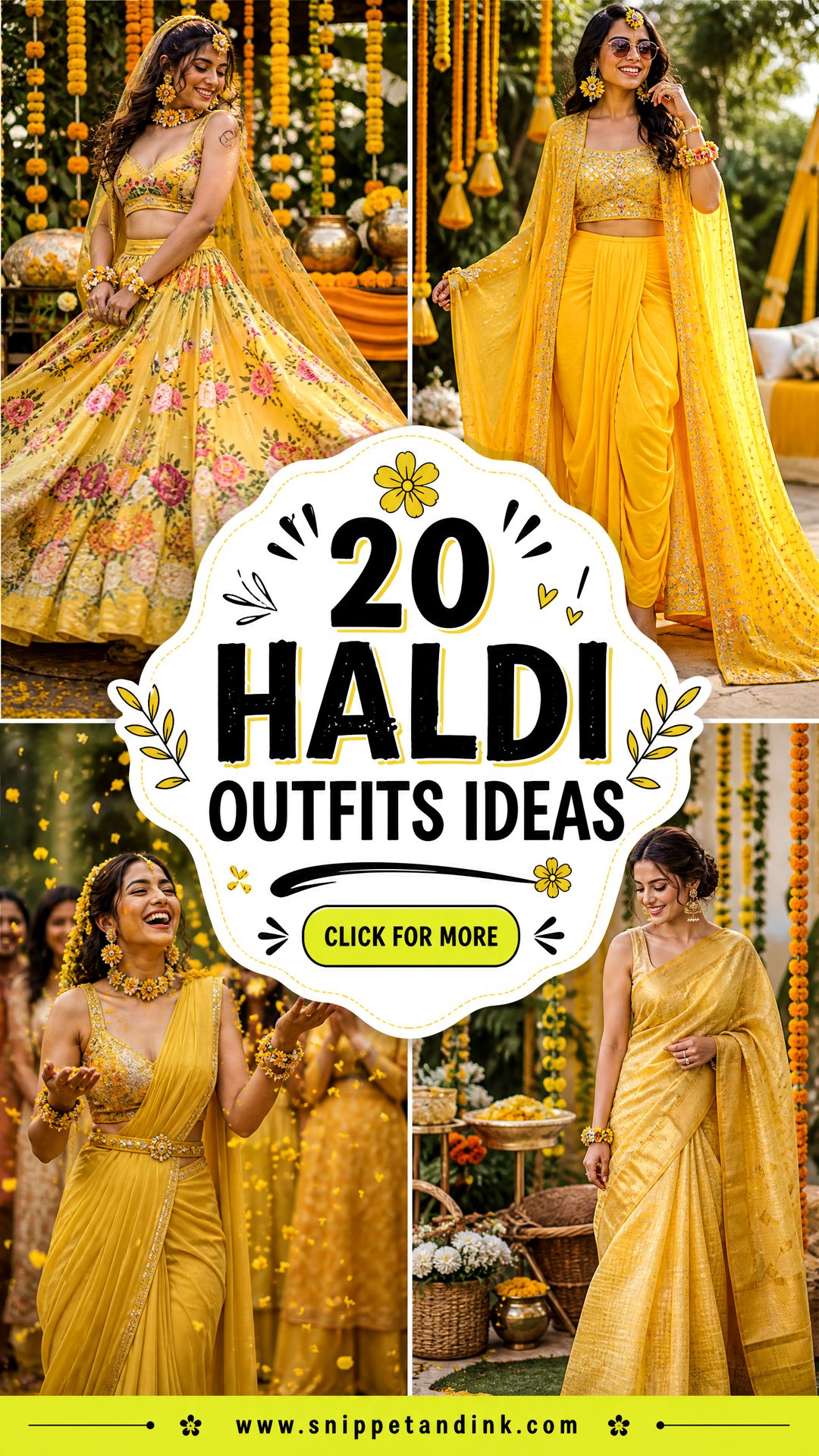 20 Haldi Outfits Ideas for a Vibrant Wedding Celebration - 20 Haldi Outfits Ideas for a Vibrant Wedding Celebration