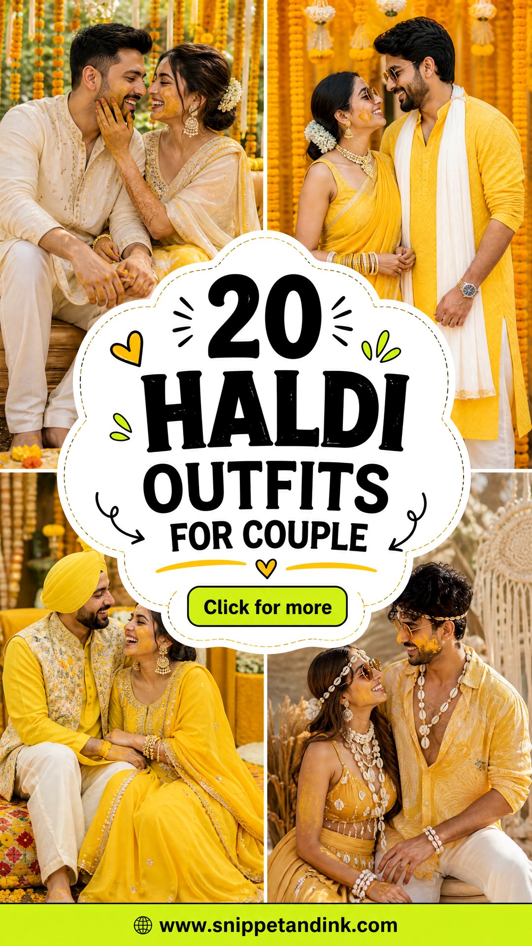 20 Haldi Outfits for Couple for a Colorful Celebration - 20 Haldi Outfits for Couple for a Colorful Celebration