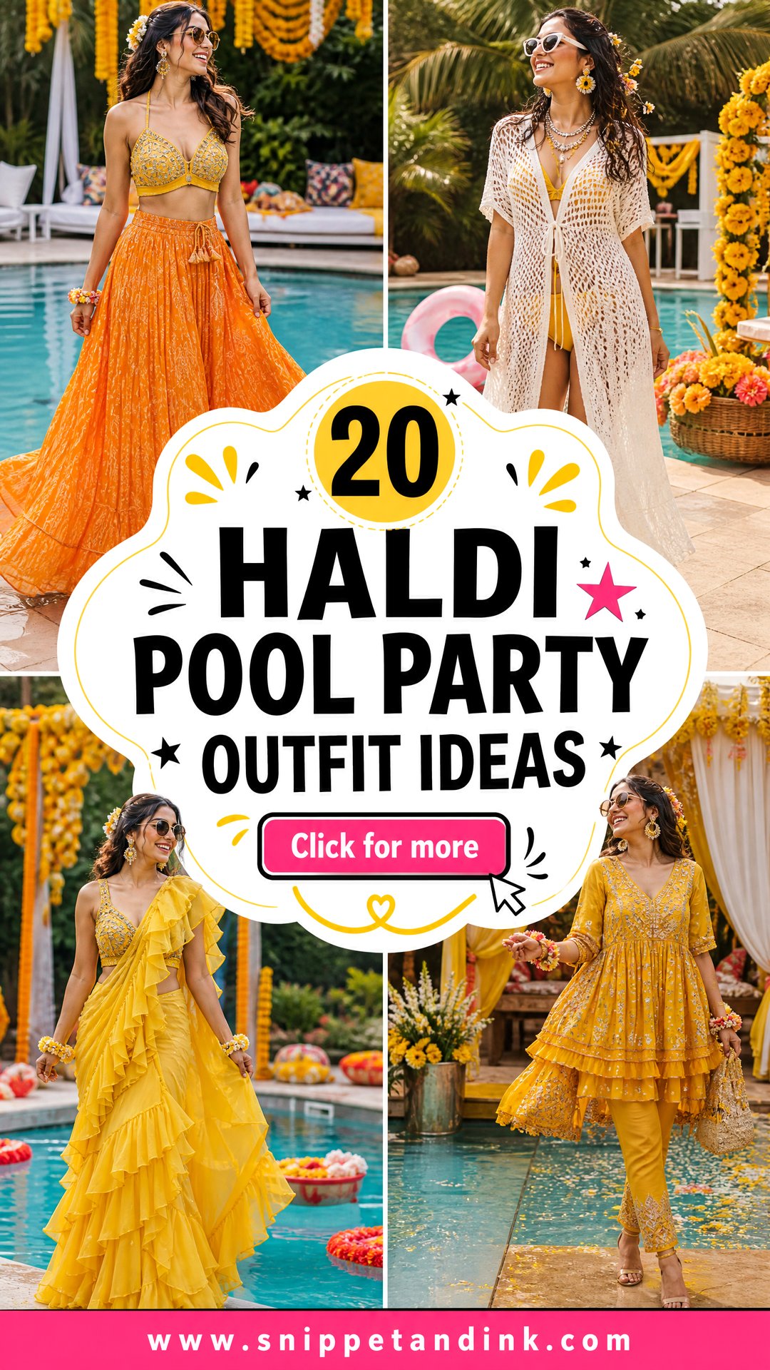 20 Haldi Pool Party Outfit Ideas Chic Looks for Summer Brides - 20 Haldi Pool Party Outfit Ideas: Chic Looks for Summer Brides