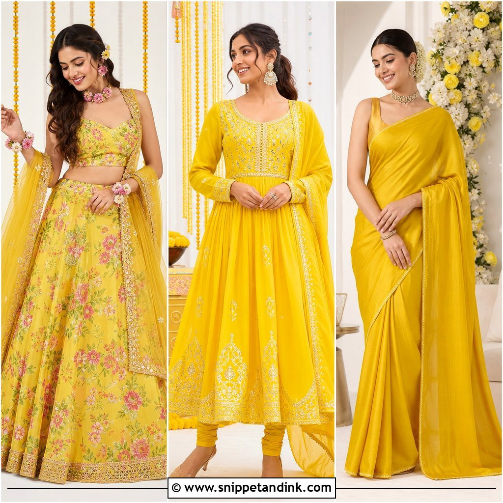 20 Haldi Theme Dress Ideas: Fresh Looks for Modern Brides