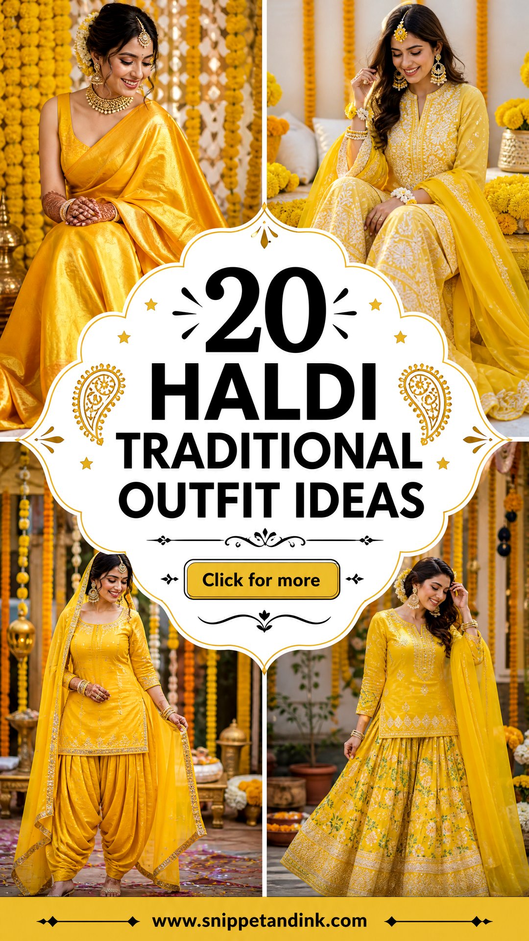 20 Haldi Traditional Outfit Ideas Timeless Picks for Brides - 20 Haldi Traditional Outfit Ideas: Timeless Picks for Brides