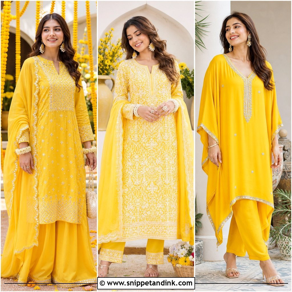 20 Haldi Trending Outfits: Fresh Styles for Modern Brides