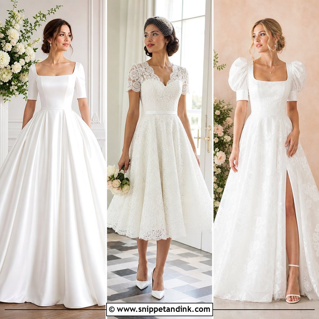 20 Half Sleeve Wedding Dress Ideas: Elegant Picks for Brides