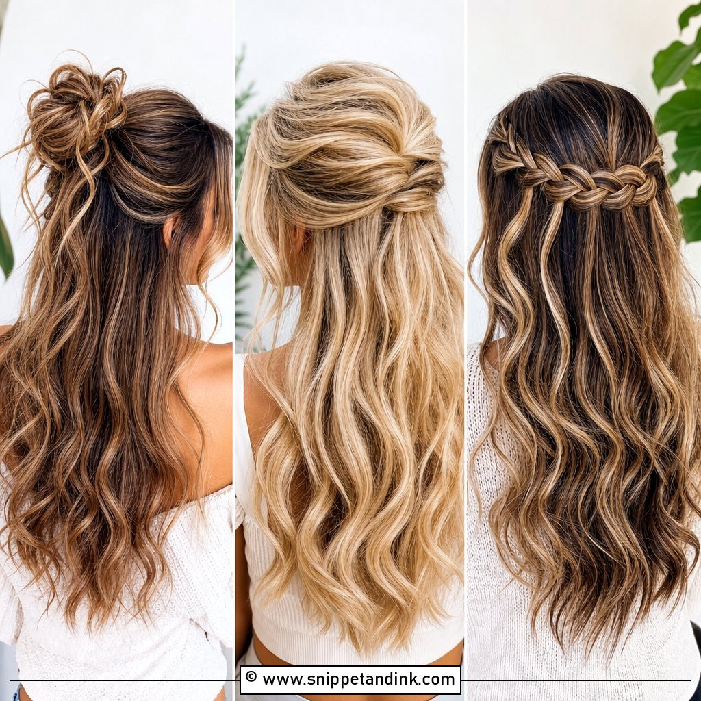20 Half-Up Hair Styles for Wedding Guest Chic Looks