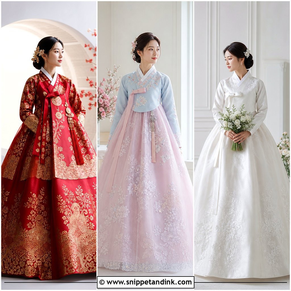 20 Hanbok Wedding Dress Ideas for a Timeless Korean Ceremony