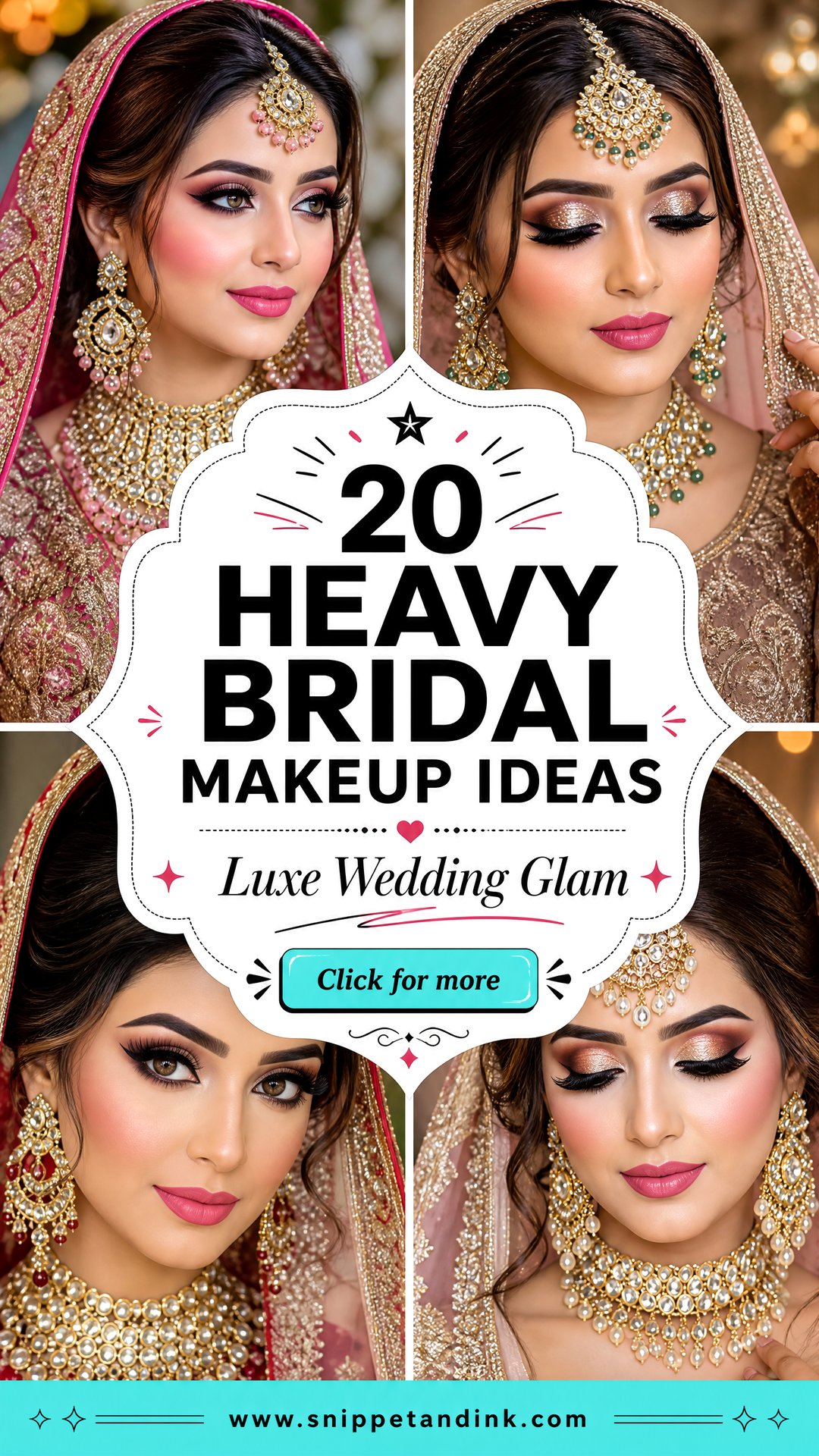 20 Heavy Bridal Makeup Ideas for Luxe Wedding Glam - 20 Heavy Bridal Makeup Ideas for Luxe Wedding Glam