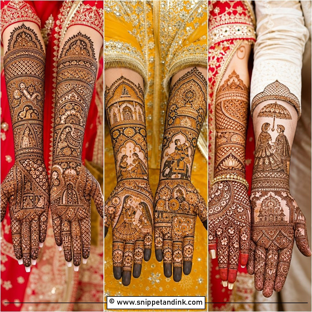 20 Heavy Bridal Mehndi Designs for Regal Wedding Hands