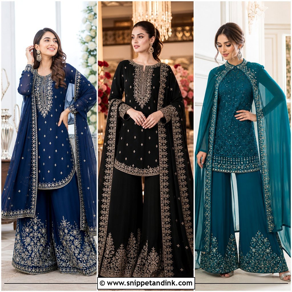 20 Heavy Plazo Suits for Wedding Regal Bridal Style Guide