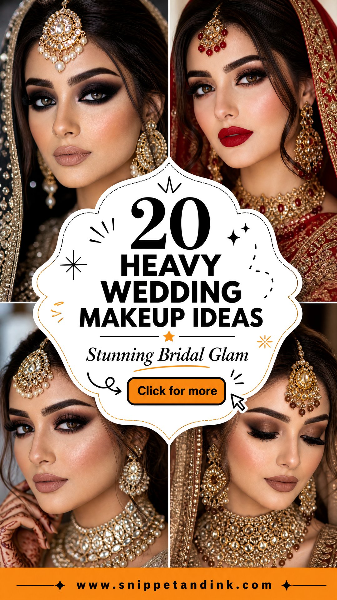 20 Heavy Wedding Makeup Ideas for Stunning Bridal Glam - 20 Heavy Wedding Makeup Ideas for Stunning Bridal Glam