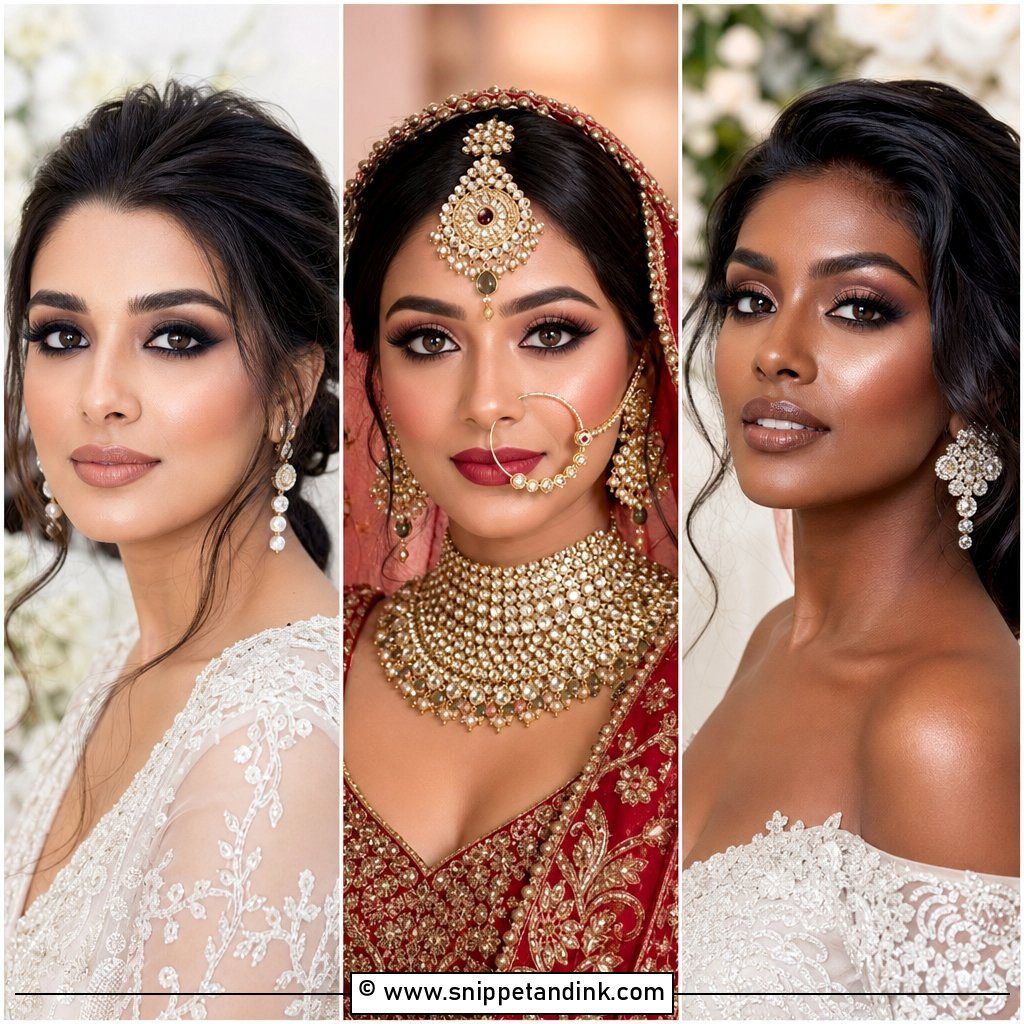 20 Heavy Wedding Makeup Look Ideas for Bold Brides