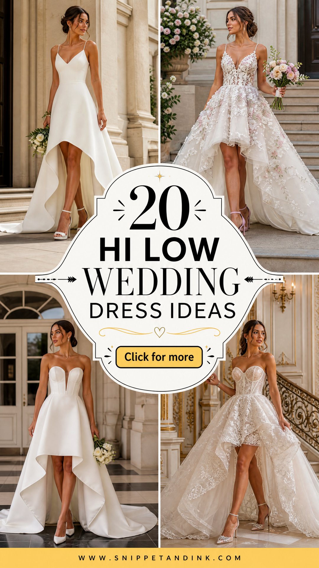 20 Hi Low Wedding Dress Ideas for a Modern Bridal Statement - 20 Hi Low Wedding Dress Ideas for a Modern Bridal Statement