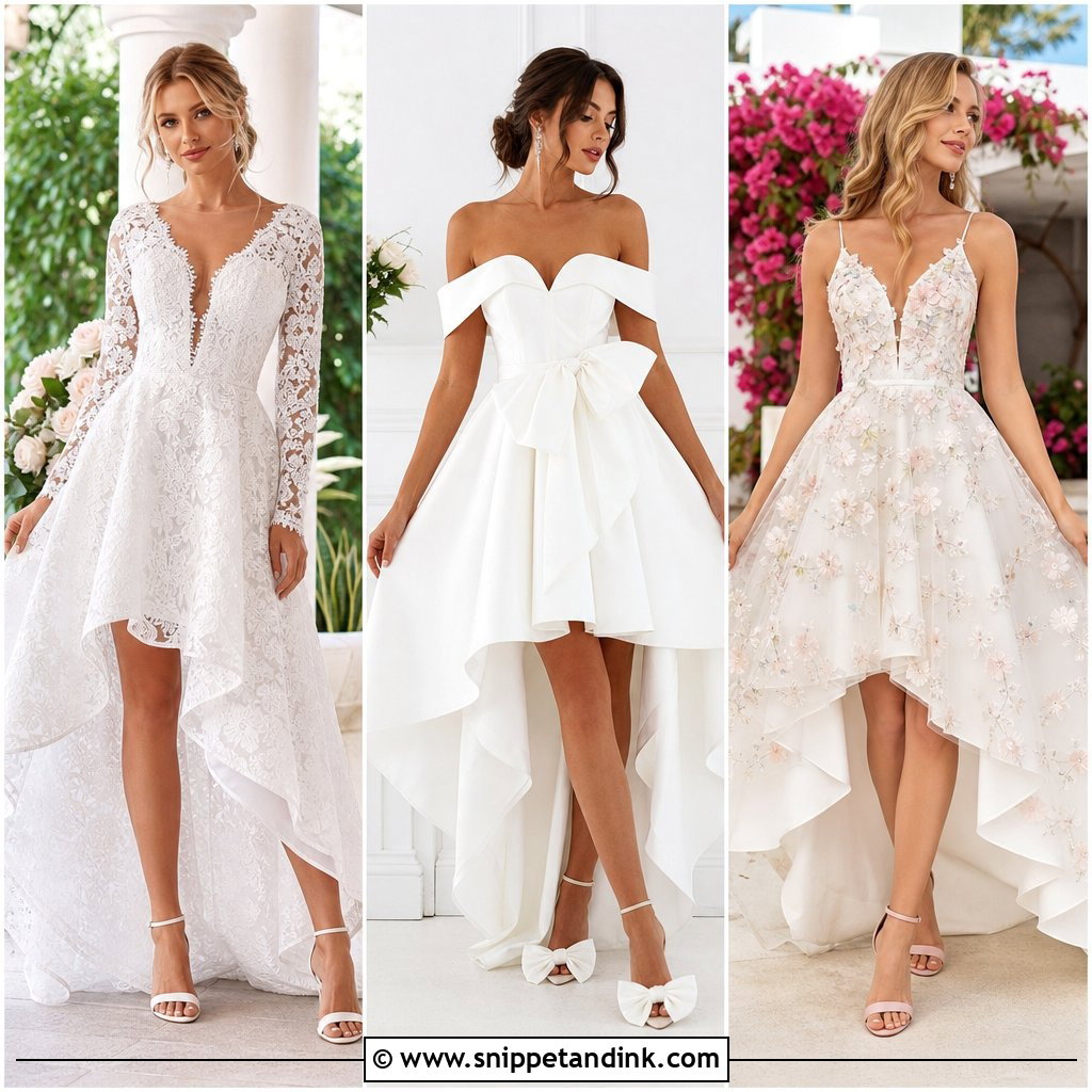 20 High Low Wedding Dresses: Dramatic Bridal Styles to Love