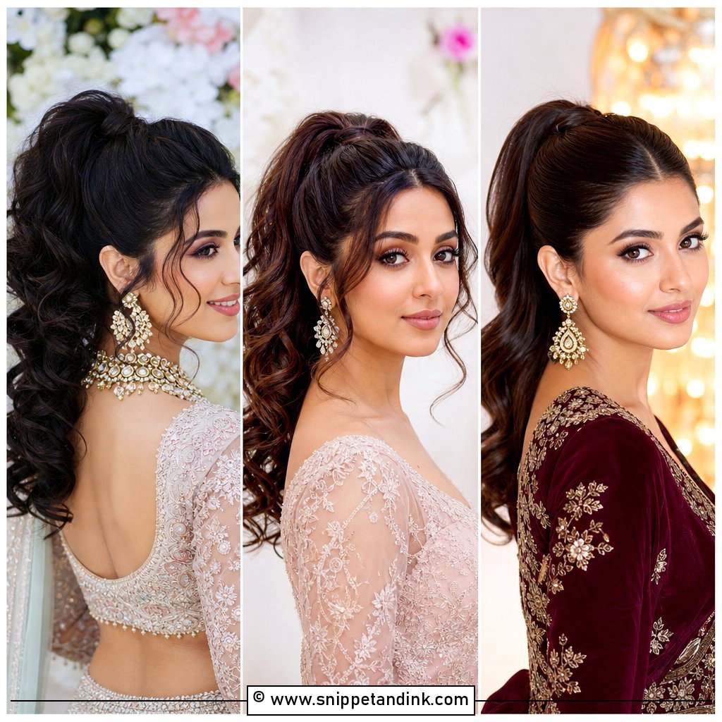 20 High Pony Bridal Hair Ideas for Chic Wedding Drama