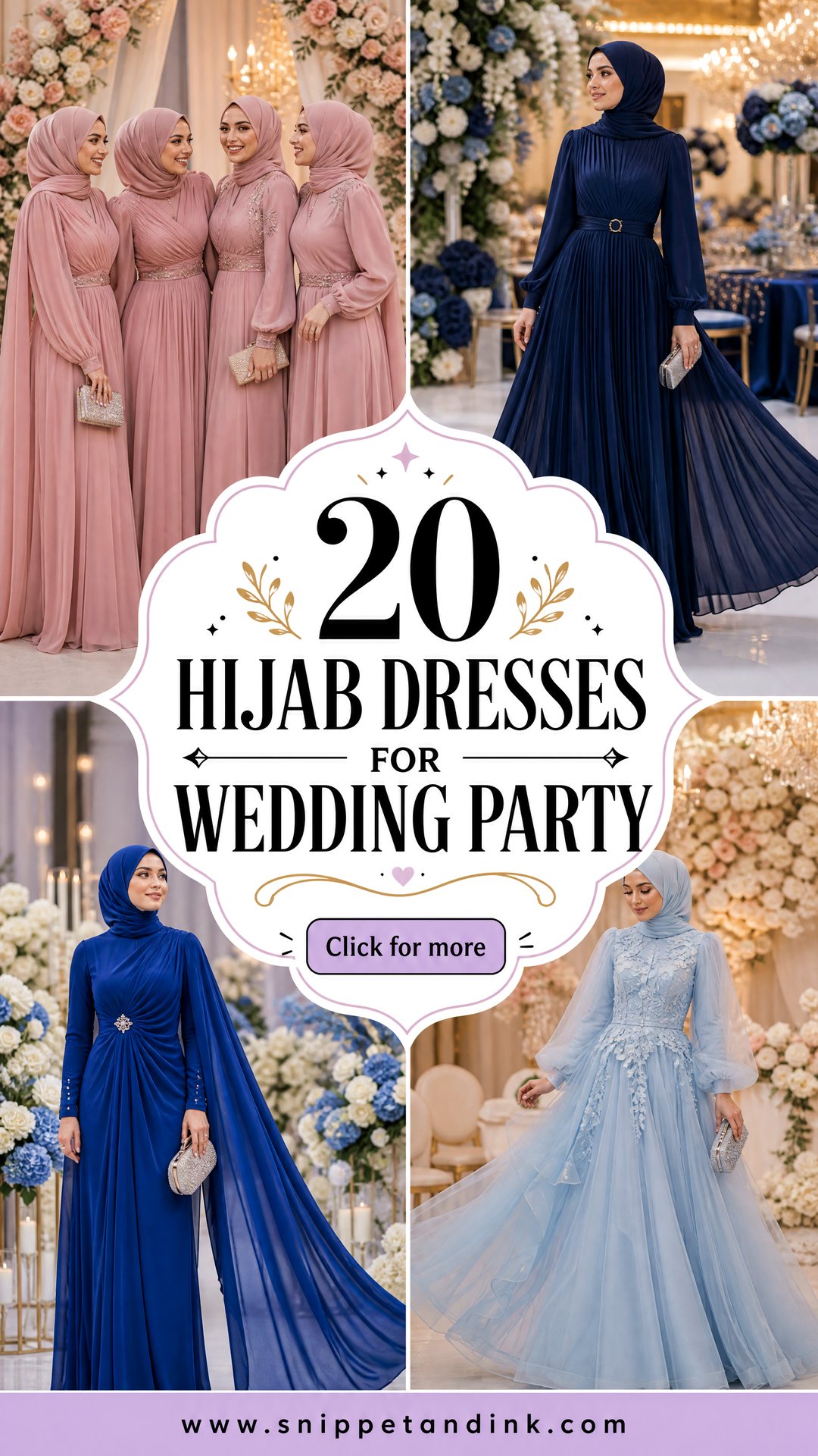 20 Hijab Dresses for Wedding Party for Chic Group Celebrations - 20 Hijab Dresses for Wedding Party for Chic Group Celebrations