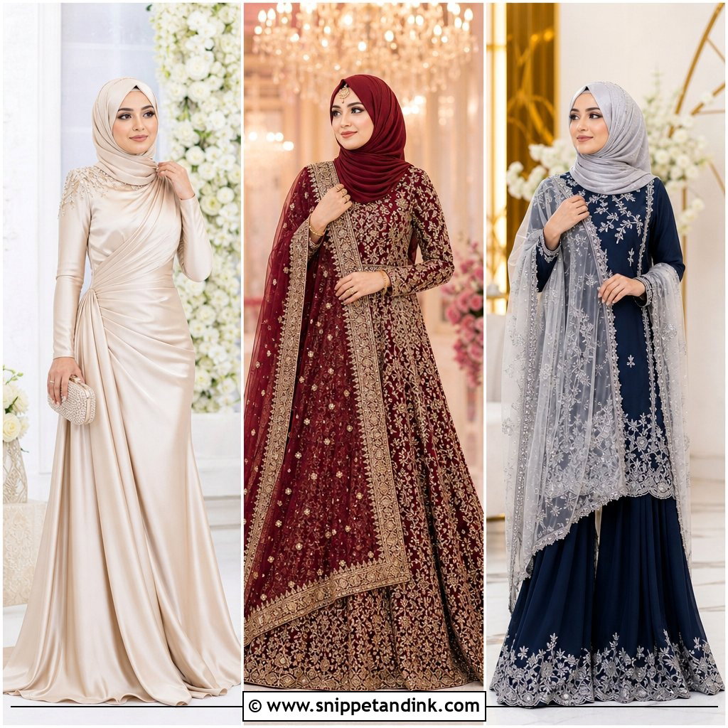 20 Hijab Outfit Wedding Ideas for Elegant Modest Brides