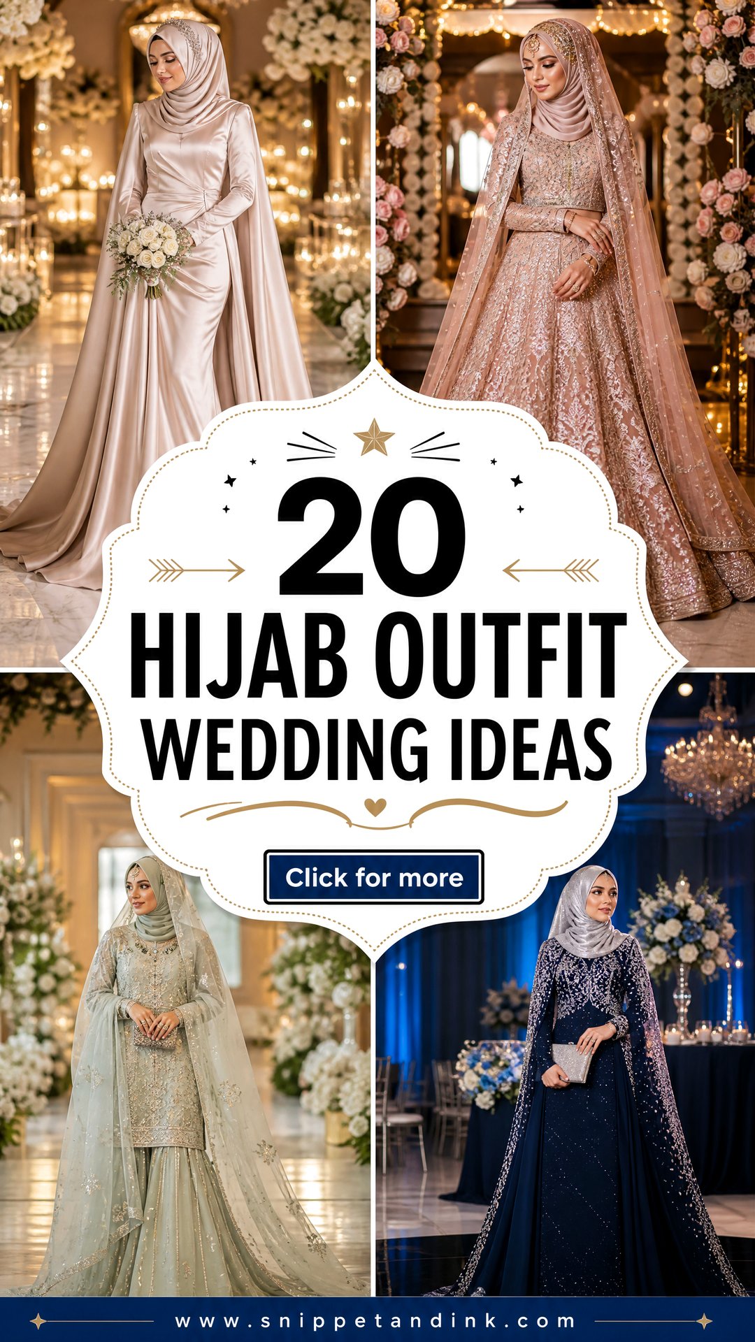 20 Hijab Outfit Wedding Ideas for Elegant Modest Brides - 20 Hijab Outfit Wedding Ideas for Elegant Modest Brides