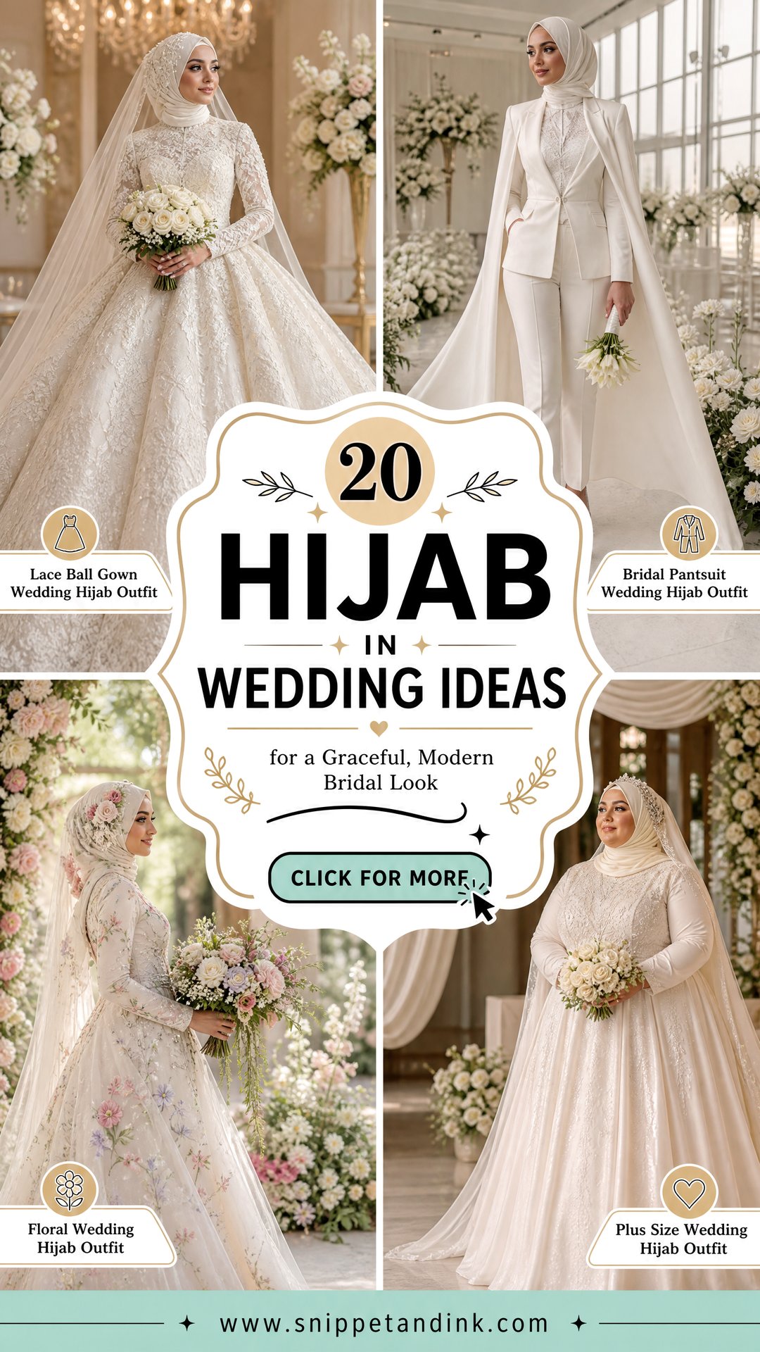 20 Hijab in Wedding Ideas for a Graceful Modern Bridal Look - 20 Hijab in Wedding Ideas for a Graceful, Modern Bridal Look