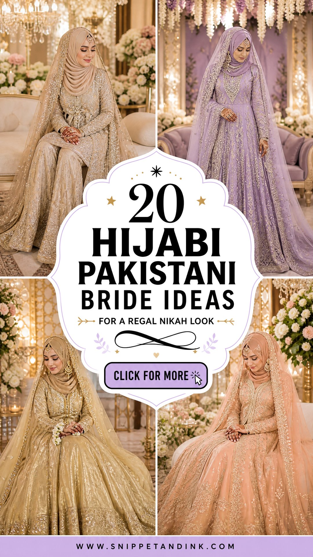 20 Hijabi Pakistani Bride Ideas for a Regal Nikah Look - 20 Hijabi Pakistani Bride Ideas for a Regal Nikah Look
