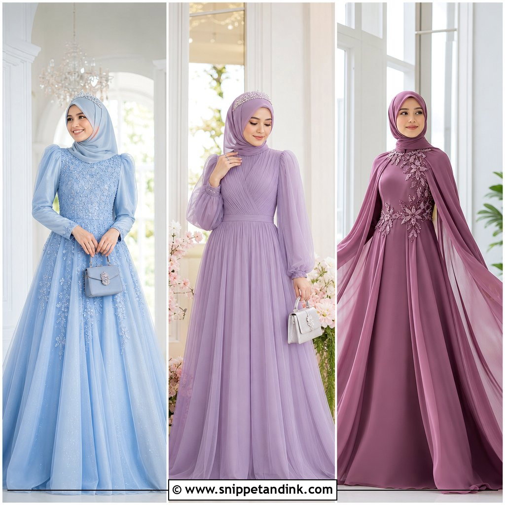 20 Hijabi Princess Dress Ideas for Magical Modest Style