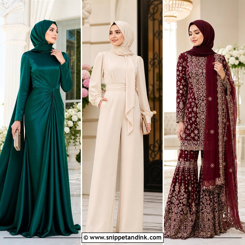 20 Hijabi Wedding Outfit Ideas for Chic and Modern Modest Brides