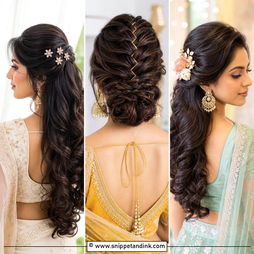 20 Hindu Bridal Hairstyles for a Stunning Wedding Look