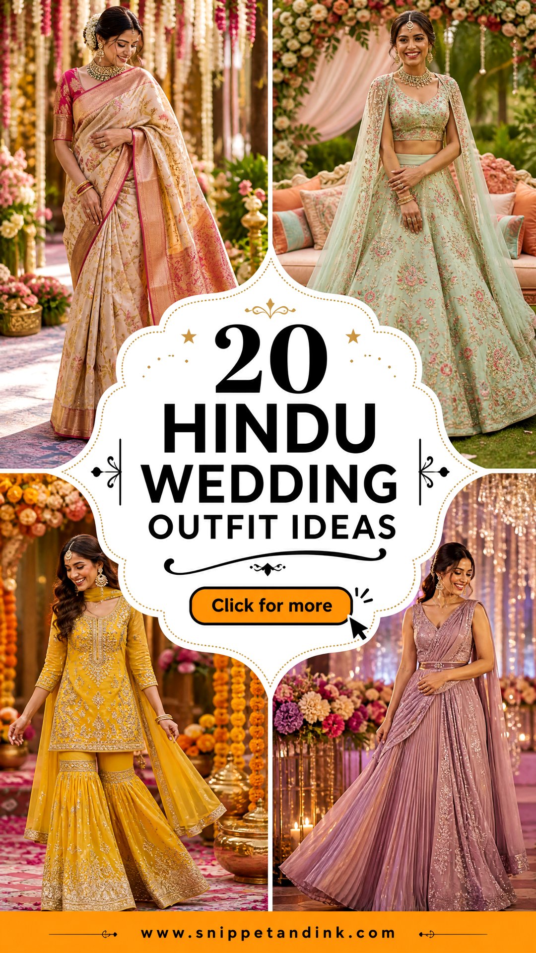 20 Hindu Wedding Outfit Ideas for Guests and Brides This Season - 20 Hindu Wedding Outfit Ideas for Guests and Brides This Season