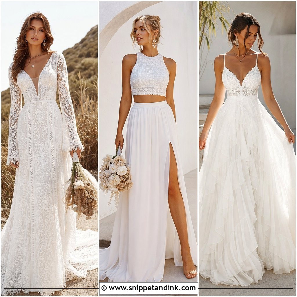 20 Hobo Wedding Dress Ideas for Laid-Back Bohemian Brides