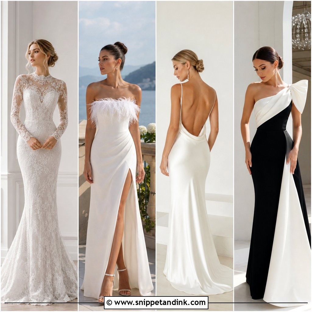 20 Hollywood Glam Wedding Dress Ideas for a Glamorous Bridal Look