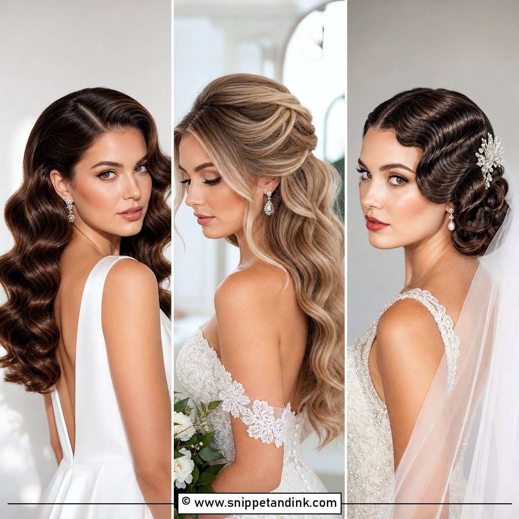 20 Hollywood Wedding Hair Ideas for Red Carpet Bridal Glam