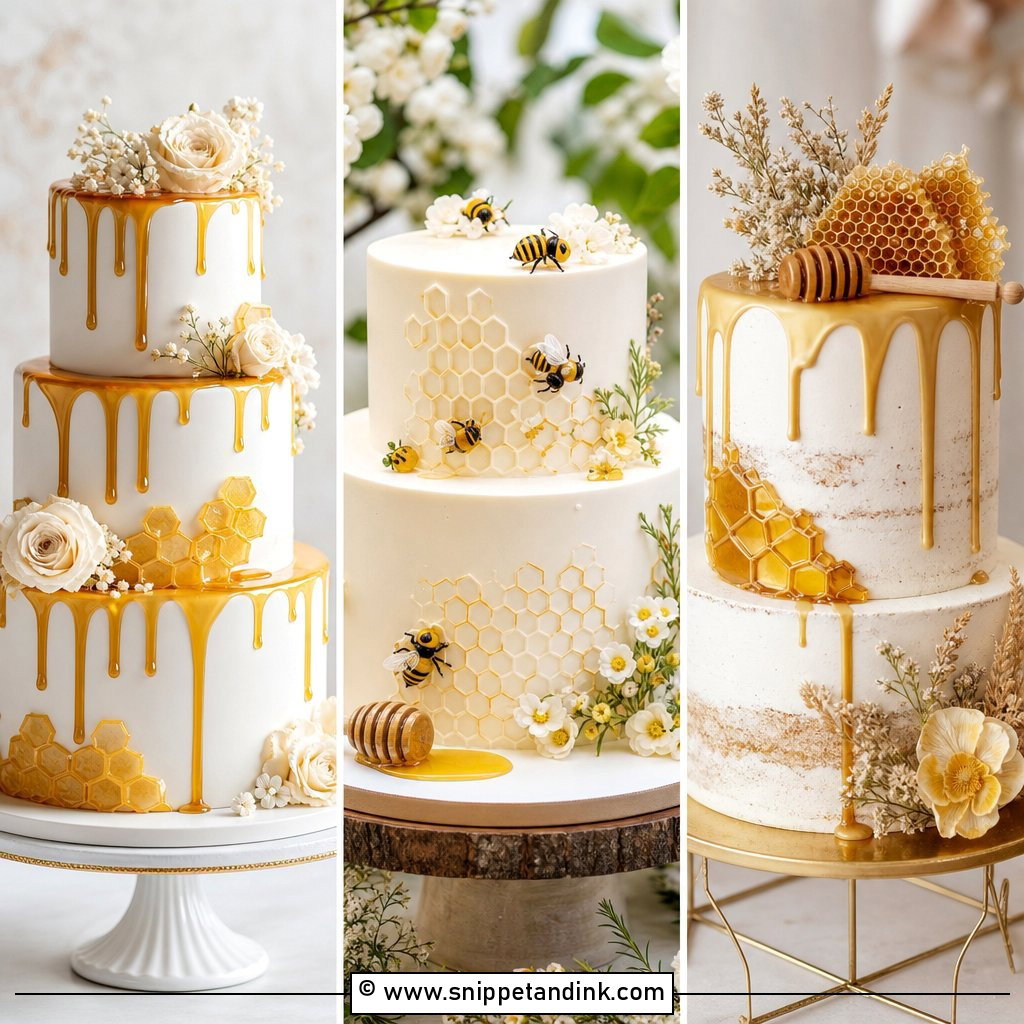 20 Honey Cake Design Ideas for Wedding Dessert Trends